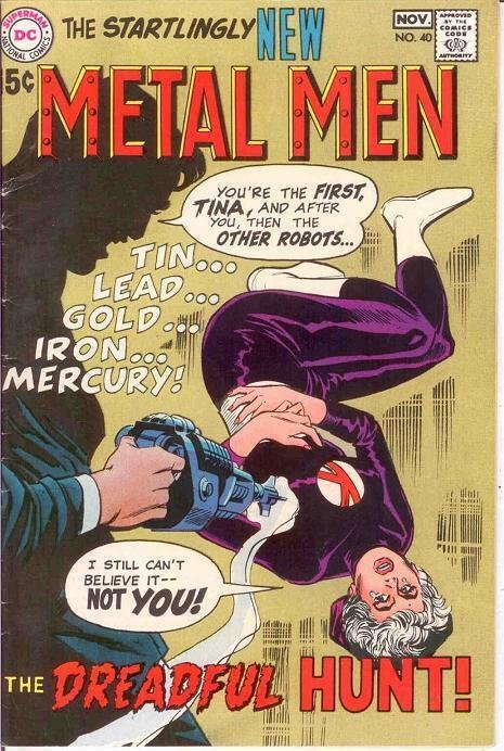 METAL MEN 40 F+   November 1969 COMICS BOOK