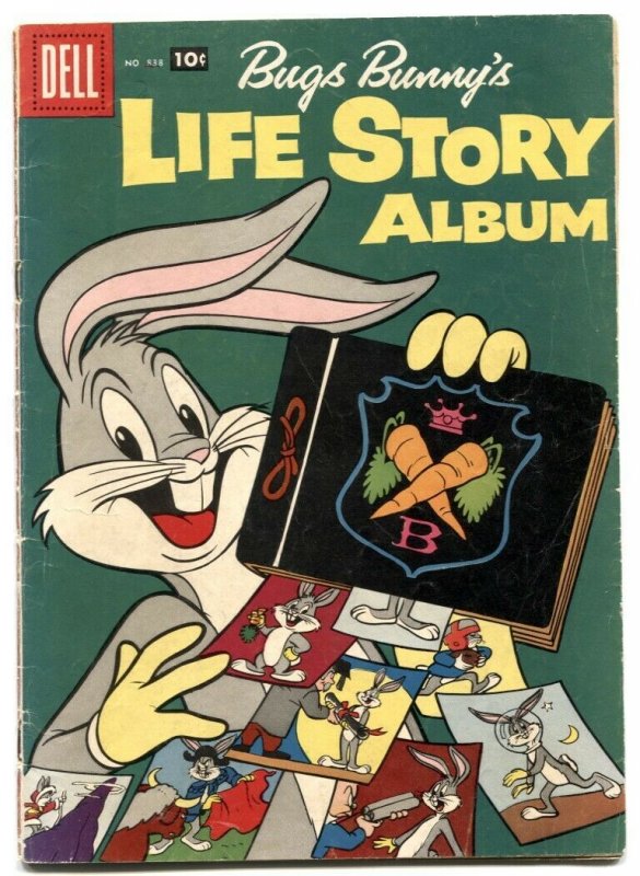 Bugs Bunny's Life Story Album -Four Color Comics #838 1957 VG