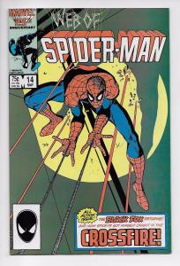 Web of Spider-Man #14 - Black Fox (Marvel, 1986) - VF