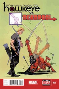 Hawkeye vs. Deadpool #3, NM- (Stock photo)