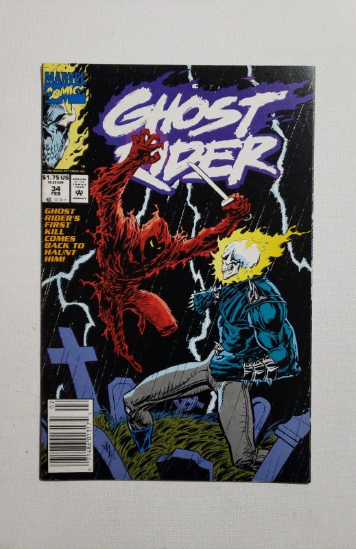 Ghost Rider #34 Newstand Edition (1993)