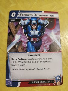 2021 Marvel Champions: Captain America Nemesis: Fearless Determination