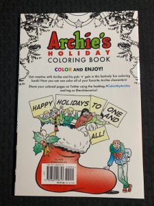 2018 ARCHIE'S Holiday Coloring Book SC VF+ 8.5 1st Archie Comics