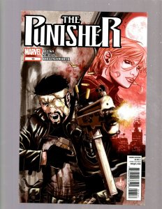 Lot Of 9 Punisher Marvel Comic Books # 1 (Variant) 9 10 11 13 14 15 16 RP5