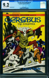 CEREBUS THE AARDVARK #7-CGC GRADED 9.2-DAVE SIM 0295746007