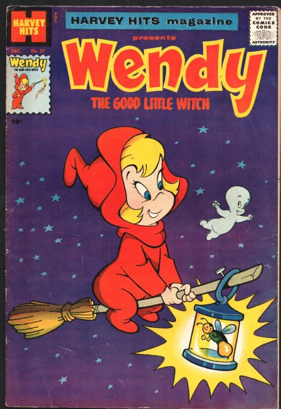 Harvey Hits #27 1959-Wendy-The Good Little Witch-Casper and Spooky appear&nb