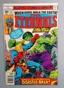 Eternals #15 FN+ Robot Hulk Marvel 1977 SN1