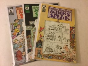 Segio Argones Action Speaks 1 4 6 Vf Very Fine 8.0 Dark Horse Comics