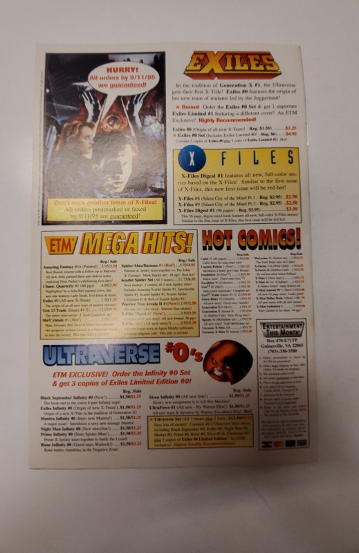 X-Files #8 (1995) NM Topps Comic Book J651