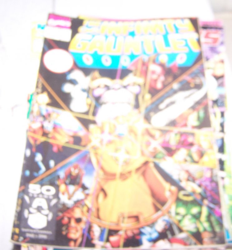 infinity gauntlet #1 thanos avengers jim starlin silver surfer warlock  endgame 