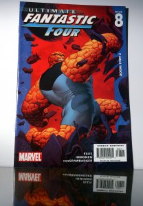 Ultimate Fantastic Four #8 Marvel Comics 2004 Feat. Human Torch Mister Fantastic
