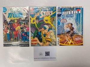 3 DC COMICS New Teen Titans Drug Young All-Stars #15 Young Justice #19 84 KM5