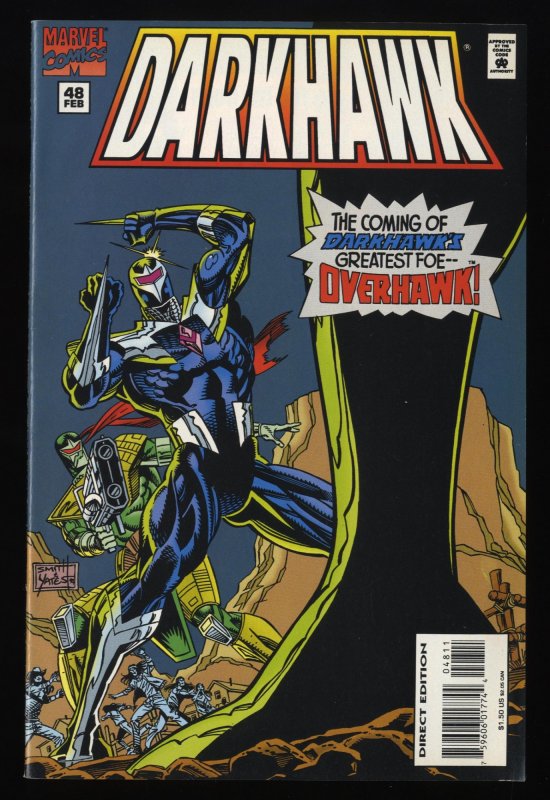 Darkhawk #48 VF/NM 9.0 1st Overhawk!