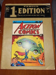 FAMOUS FIRST EDITIONS C-26 ACTION COMICS (DC 1974) GOLDEN MINT SERIES Book TW60