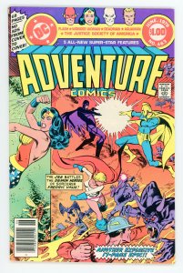 Adventure Comics #463 Don Heck Joe Staton Len Wein Flash Aquaman Wonder Woman...