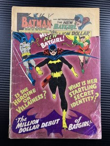 Detective Comics #359 Origin 1st App. Batgril Silver Age Batman DC 1967 Complete