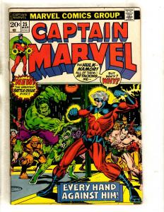 Captain Marvel # 25 FN Comic Book Thanos Avengers Carol Danvers Hulk Thor FM3