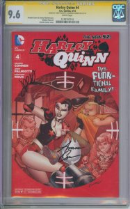 DC Comics Harley Quinn #4 CGC Signature Series 9.6 Signed By Palmiotti & Conner