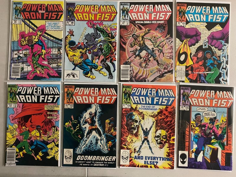 Power Man and Iron Fist comics run #90-125 last issue 36 diff avg 6.0 (1983-86)