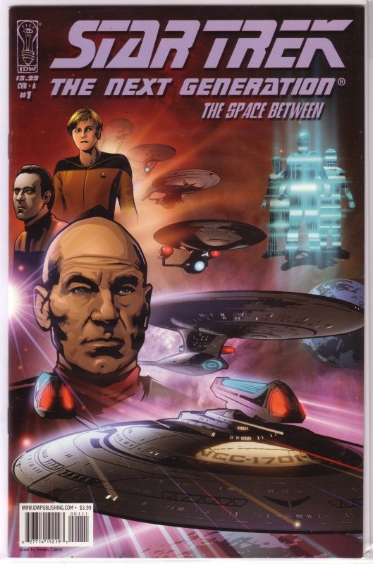 Star Trek: The Next Generation -- The Space Between #1A of 6 VF/NM Calero cover