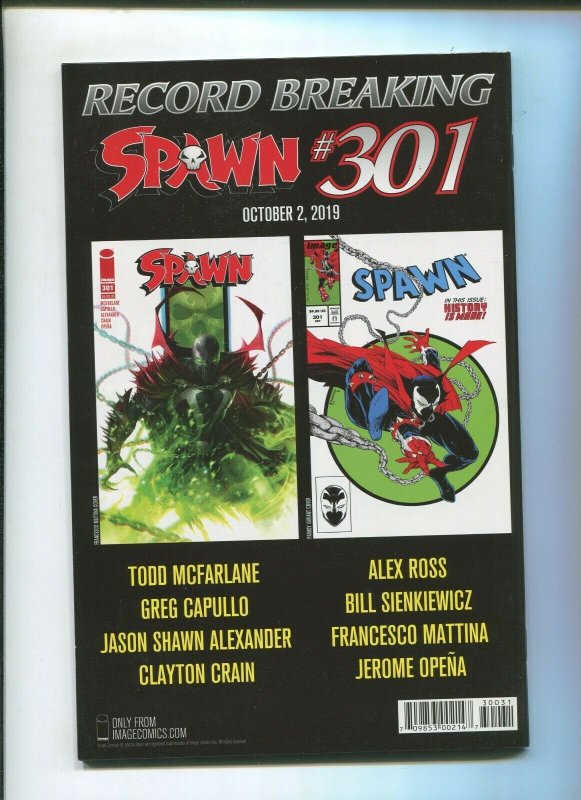 SPAWN #300 (NM-) CAPULLO 2019