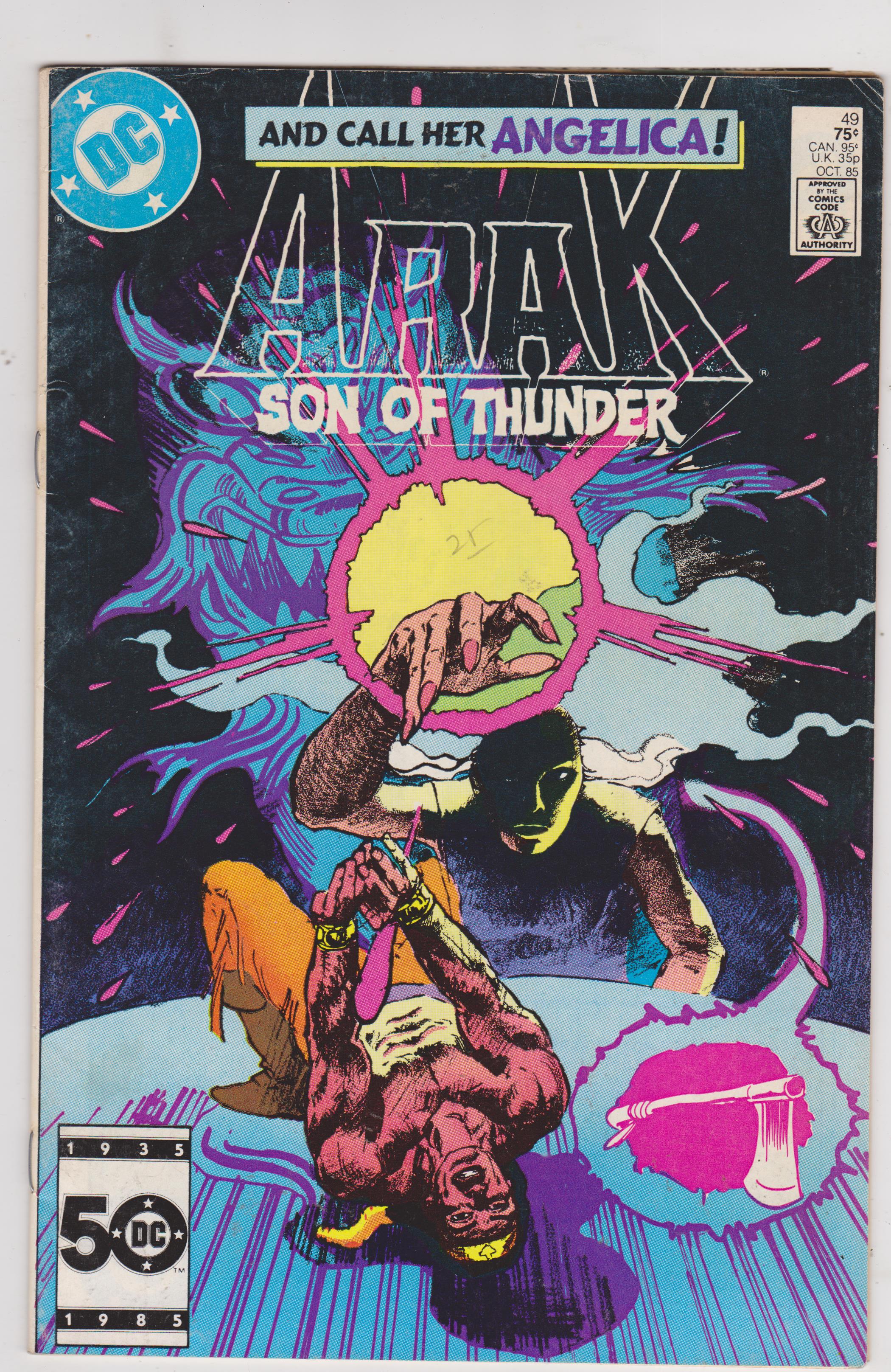 Arak Son of Thunder 49 1985 Comic Books Copper Age DC