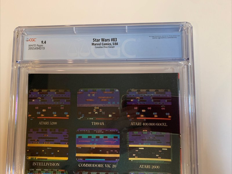 Star Wars (1984) # 83 (CGC WP 9.4)  CPV Canadian Price Variants