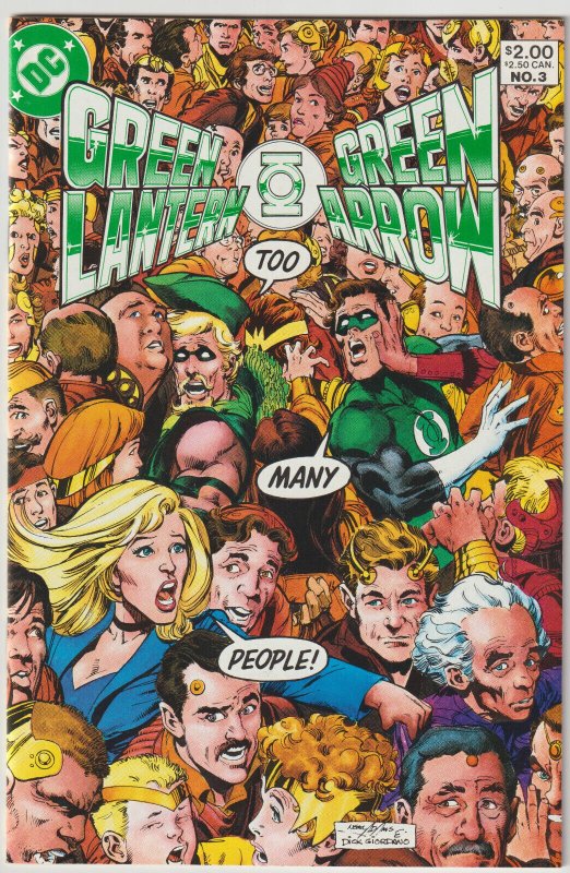 Green Lantern/Green Arrow #3 (Dec 1983, DC), VFN-NM (9.0), Neal Adams art