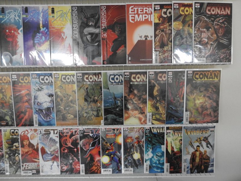 Huge Lot of 160+ Comics W/ Conan, Punisher, Invaders Avg VF+ Condition!