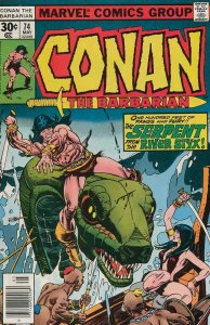 Conan the Barbarian #74 VF; Marvel | save on shipping - details inside