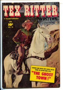 Tex Ritter Western #10  1952 - Fawcett  -FN- - Comic Book