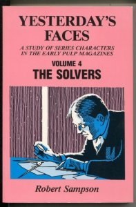 Yesterday's Faces #4 1987-Study Of Series Characters In Early Pulp Magazines-VF