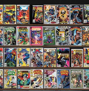 Huge Lot 150+ Comics with X-Factor, Power Pack, Excalibur, Booster Gold & More!