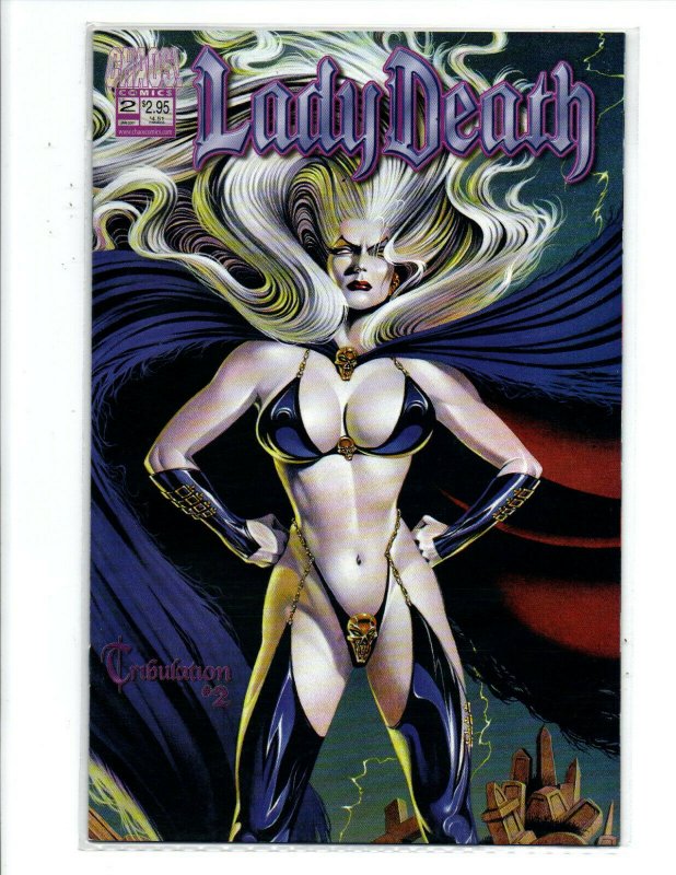 Lady Death Tribulation #2 - sexy bad girl - Chaos - Near Mint