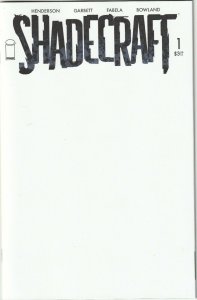 Shadecraft # 1 Blank Cover C NM Image Optioned By Netflix