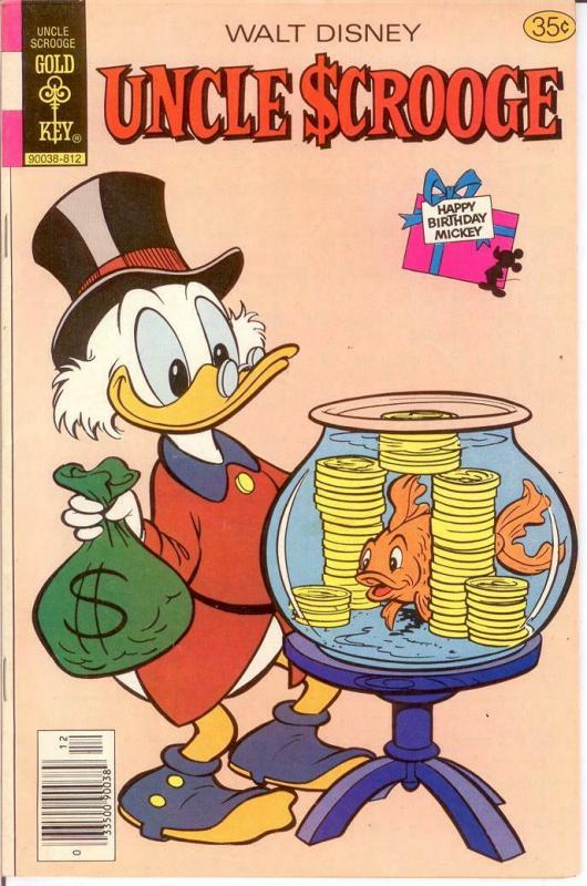 UNCLE SCROOGE 159 FINE Dec. 1978 COMICS BOOK