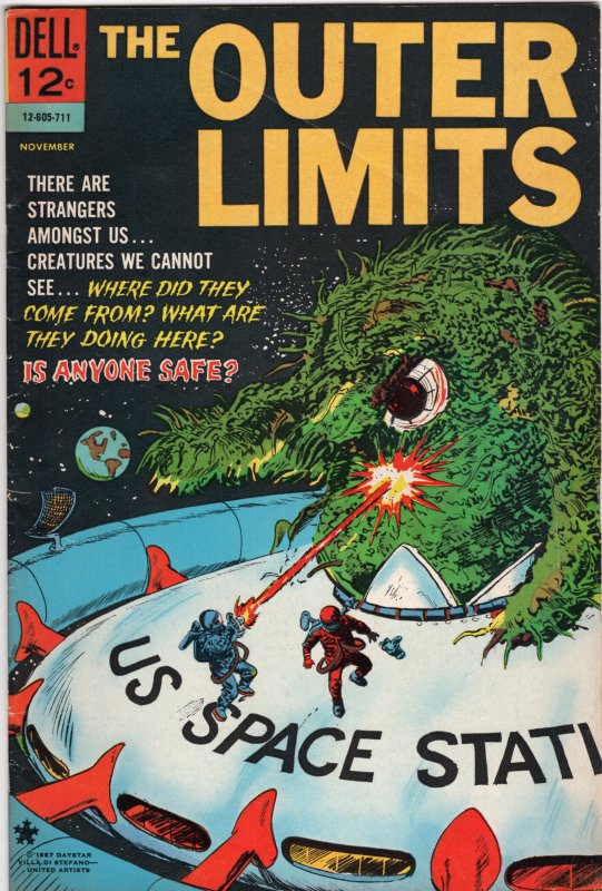 Outer Limits # 10 and # 16 Dell 1966-1967