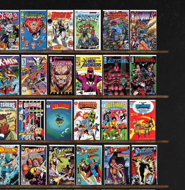 Huge Lot 150+ Comics with The Outsiders, Starman, X-Men 2099 & More!