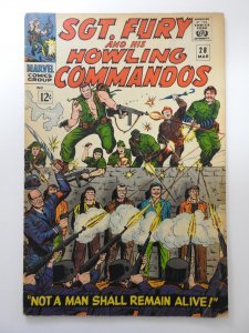 Sgt. Fury #28 (1966) Not A Man Shall Remain Alive! Sharp VG+ Condition!