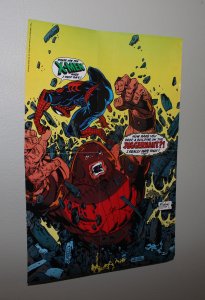 Todd McFarlane  Spiderman/Hulk/Juggernaught / Pin Up Promo Poster / 1990