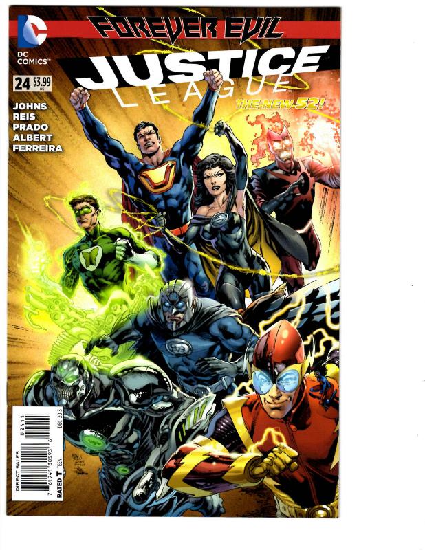 2 Justice League DC Comic Books  # 24 25 Forever Evil New 52 Superman Flash BH12