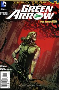 Green Arrow (5th Series) #25 VF ; DC | New 52 Jeff Lemire Zero Year