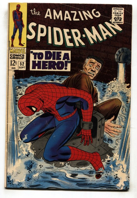 AMAZING SPIDER-MAN #52 1967 JOE ROBERTSON- KINGPIN-Comic Book