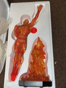 Bowen Designs, Human Torch Fantastic Four, Marvel Full Size Statue, Limited 4000