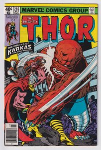 Marvel Comics! The Mighty Thor! Issue #285!