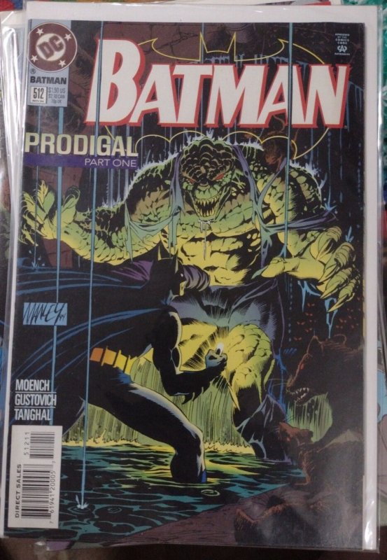 Batman # 521  1995  DC comics  KILLER CROC NIGHTWING