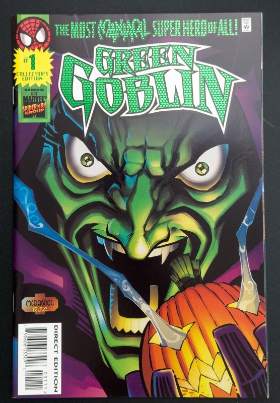 Green Goblin #1 (1995) [Foil Title] 1st Solo Philip Urich - NM