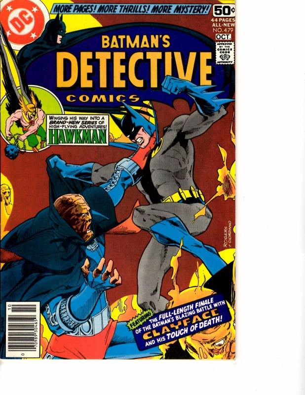 Detective Comics # 479 NM DC Comic Book Joker Robin Catwoman Batgirl Gotham EP2