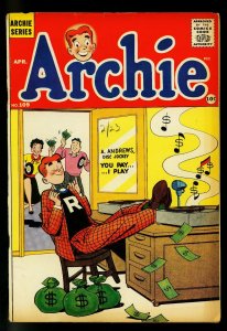 Archie Comics #109 1960- Classic Disc Jockey Payola cover- VG/FN