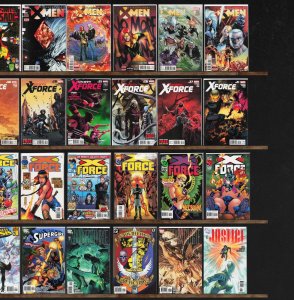 Huge Lot 140+ Comics with X-Force, Wolverine, Uncanny X-Force, Justice & More!